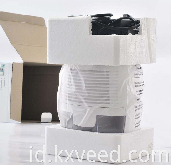 Mini Dehumidifier Mengeringkan Dehumidifier Rumah Dengan Tangki Air 500ml